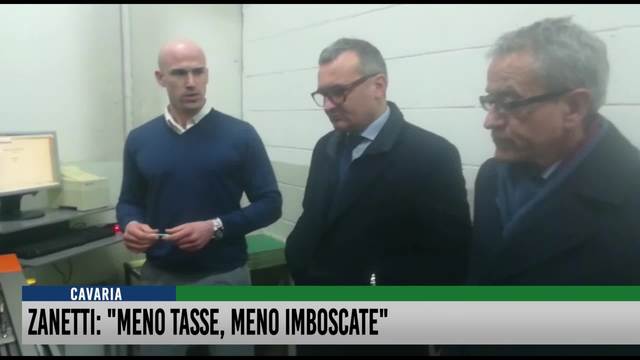 Zanetti: "Meno tasse, meno imboscate"